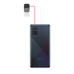 محافظ لنز دوربین مدل PG مناسب برای گوشی موبایل سامسونگ Galaxy A71