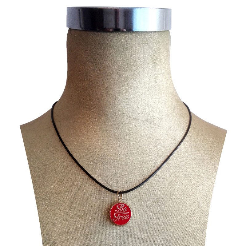 گردنبند دخترانه مدل Be Free کد 201