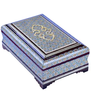 جعبه جواهرات خاتم کاری مدل ستاره کد 1422