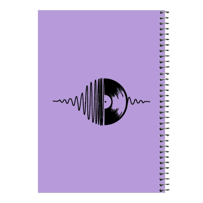 دفتر مشق 80 برگ اس جی مدل دیسک موزیک   