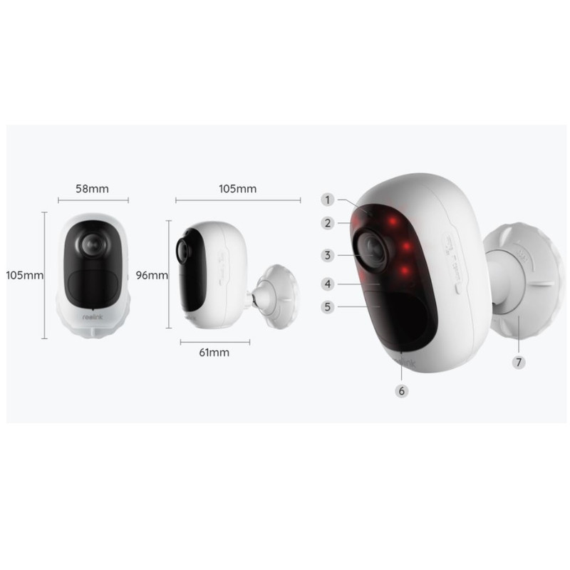 دوربین مداربسته تحت شبکه ریولینک مدل ARGUS 2E-SOLAR