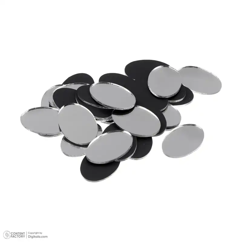 آینه آریا کریستال مدل بیضی کد AB-50/1M بسته 50 عددی