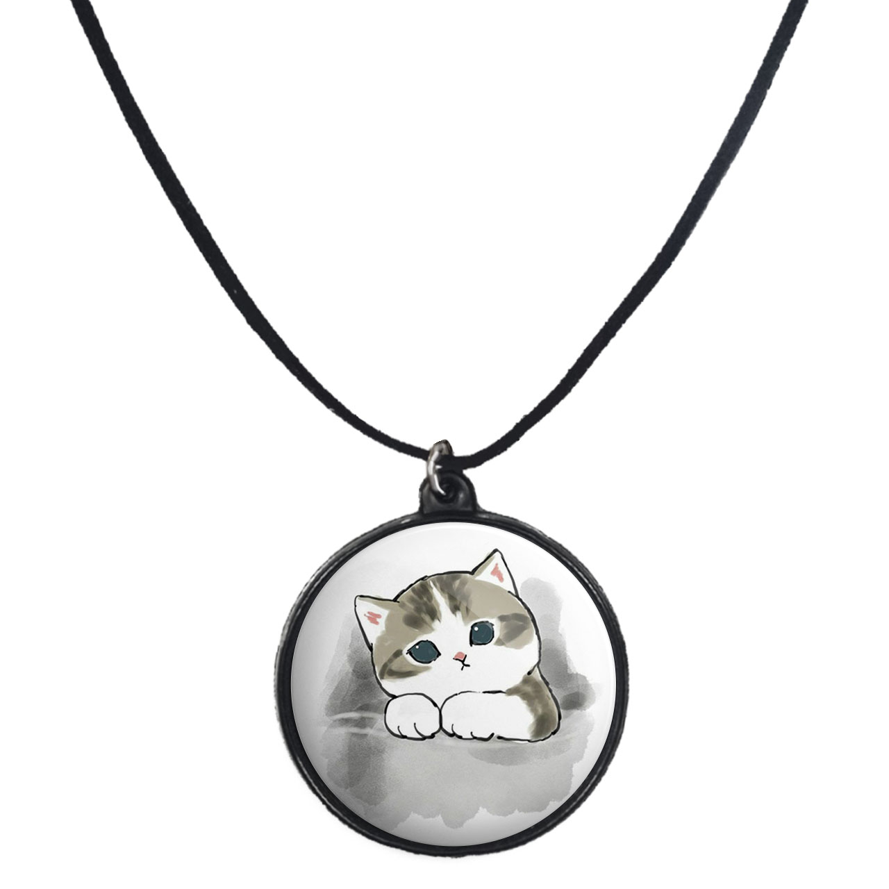 گردنبند پرمانه طرح حیوانات کیوت کد pmb.21561 مدل دو طرفه