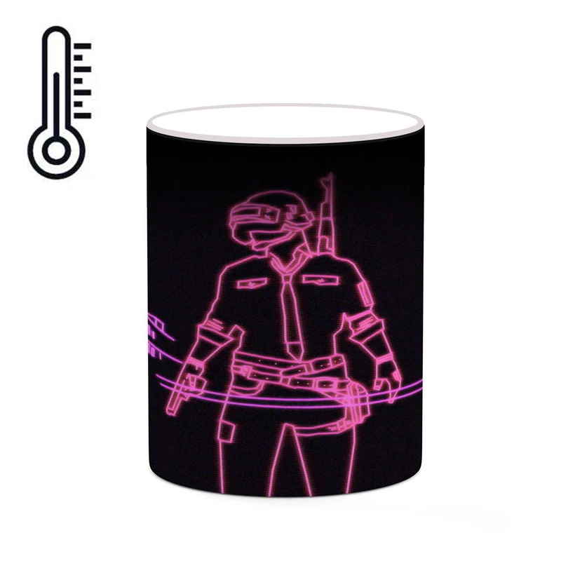 ماگ حرارتی کاکتی مدل بازی پابجی PUBG کد mgh30034