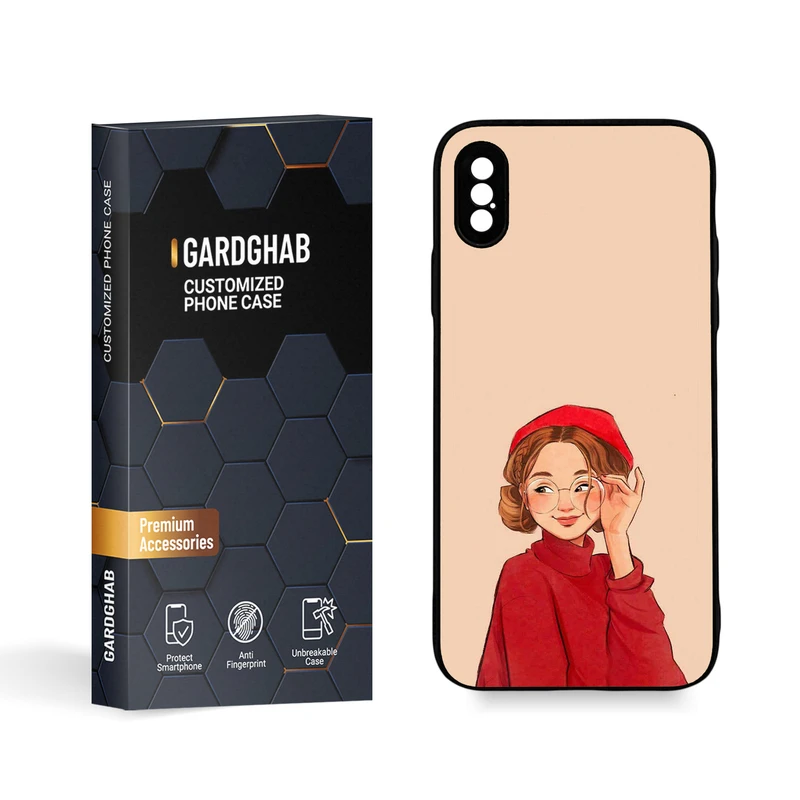 کاور گارد قاب مدل دخترانه مناسب برای گوشی موبایل اپل  iPhone X / XS