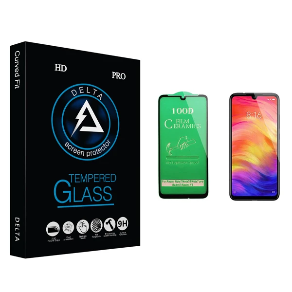 محافظ صفحه نمایش سرامیکی دلتا مدل HD مناسب برای گوشی موبایل شیائومی Redmi Note 7