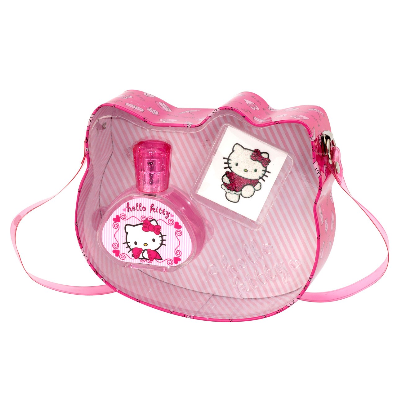 ست ادو تویلت کودک ایر وال مدل Hello Kitty Metallic حجم 50 میلی لیتر