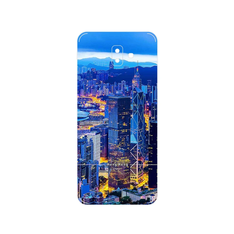 برچسب پوششی ماهوت مدل Hong Kong City مناسب برای گوشی موبایل سامسونگ Galaxy J6 Plus