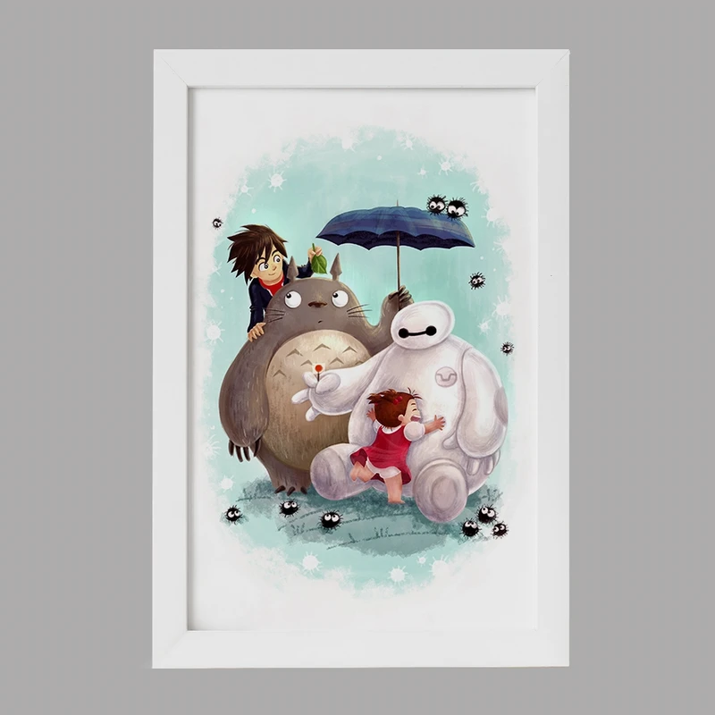 تابلو خندالو مدل انیمه توتورو (Totoro) کد F2142