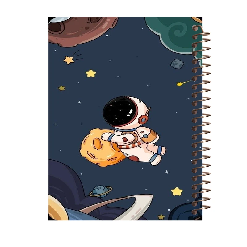 دفتر مشق 60 برگ طرح فضانورد کد M543