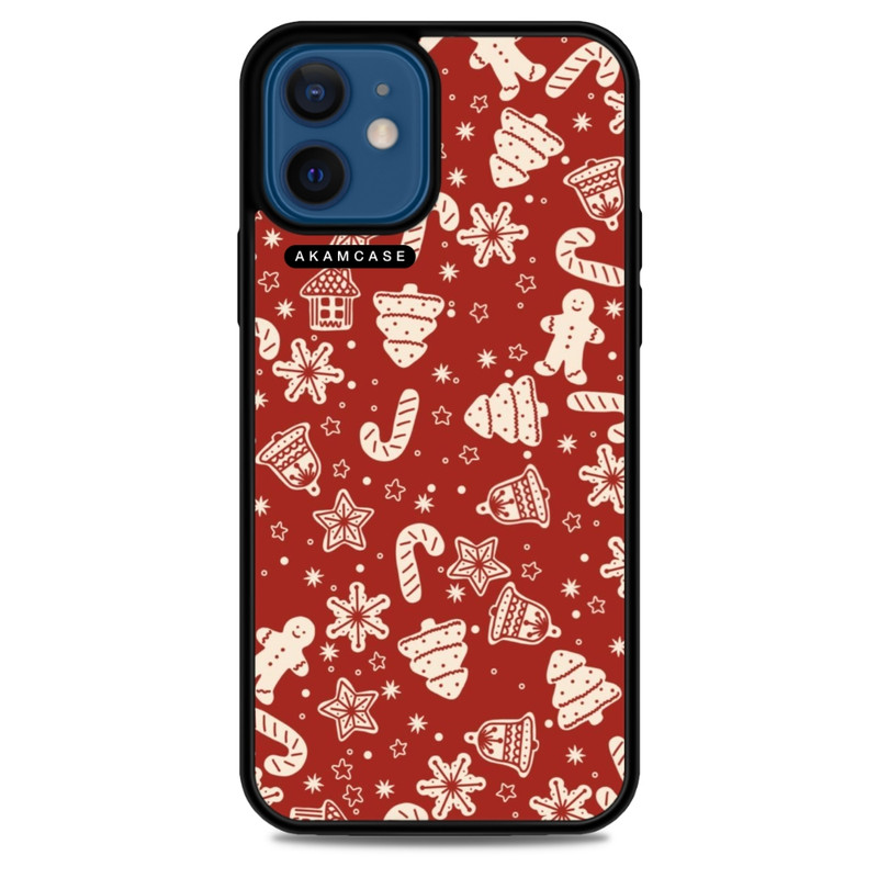 کاور آکام مدل AMCWA12M-CHRISTMAS5 مناسب برای گوشی موبایل اپل iPhone 12 Mini