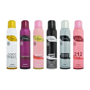  اسپری بدن دریکس مدل S01 حجم 200 میلی لیتر مجموعه 6 عددی