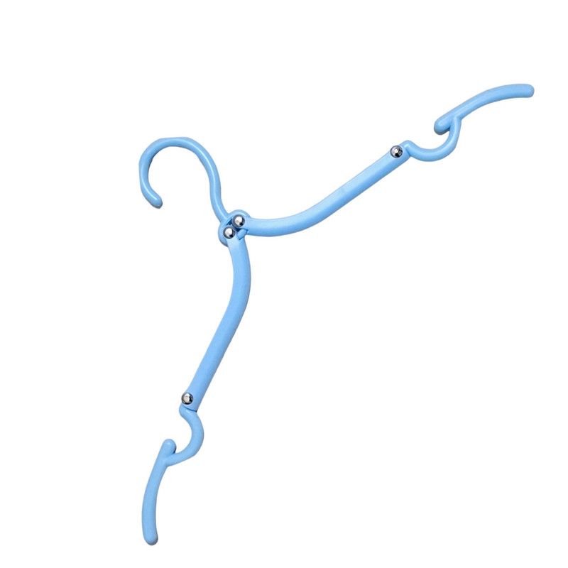 چوب لباسی اچ ام مدل تاشو کد HM12 بسته 12 عددی
