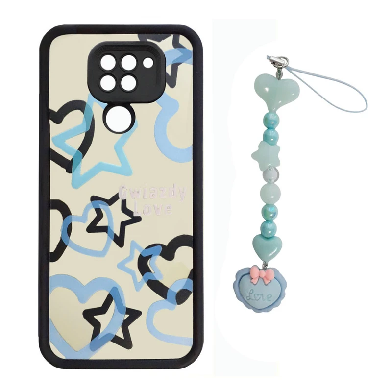 کاور طرح آیینه کد A11739 مناسب برای گوشی موبایل شیائومی Redmi Note 9 4G / 10X 4G به همراه بند آویز