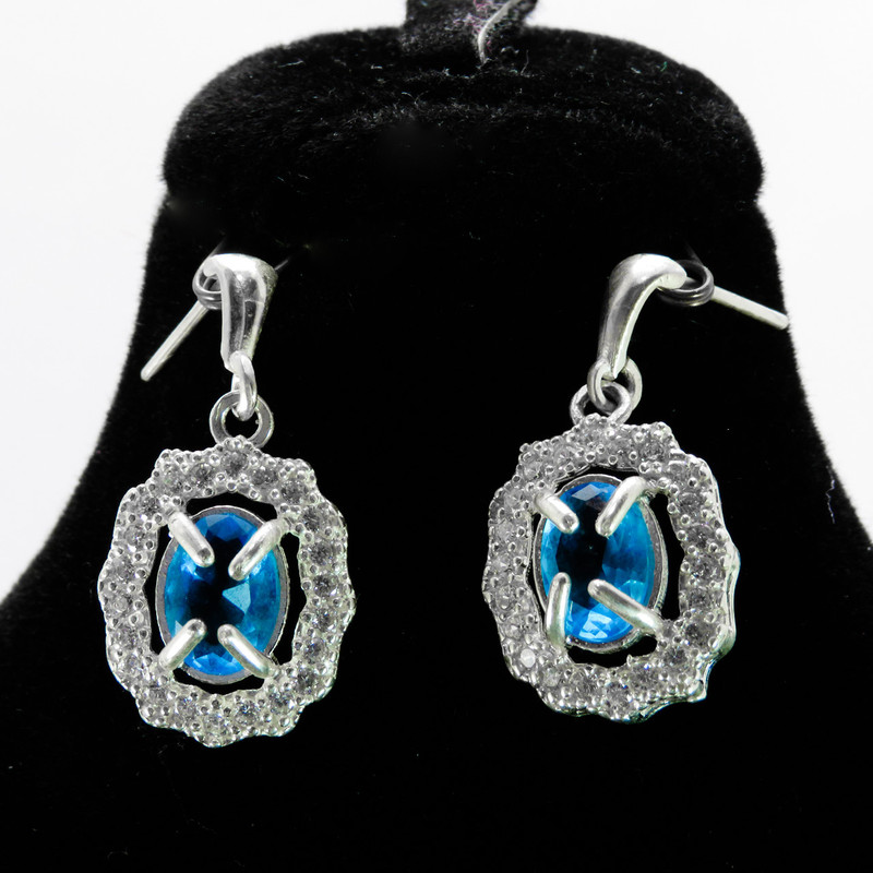 نیم ست نقره زنانه کد AV141