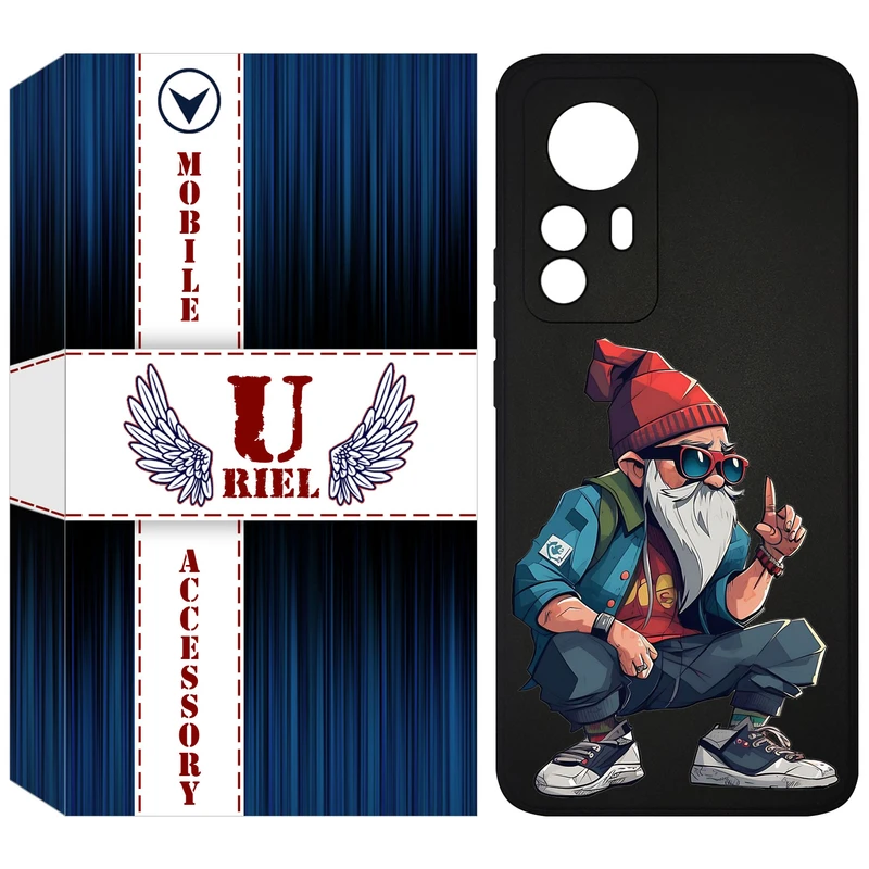 کاور یوریل قاب مدل KSH کد 48 طرح پیرمرد مناسب برای گوشی موبایل شیائومی 12T