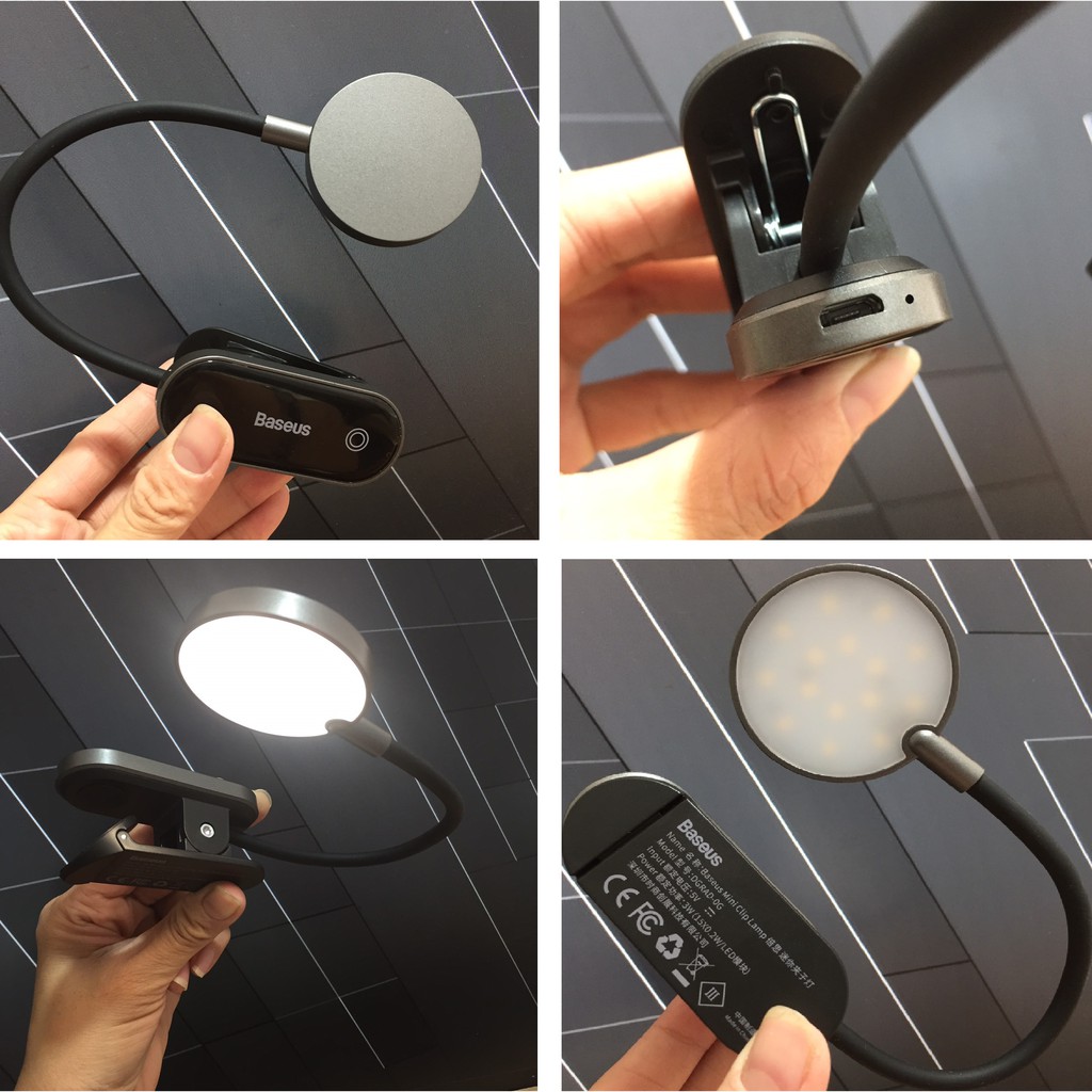 چراغ مطالعه باسئوس مدل MINI CLIP LAMP