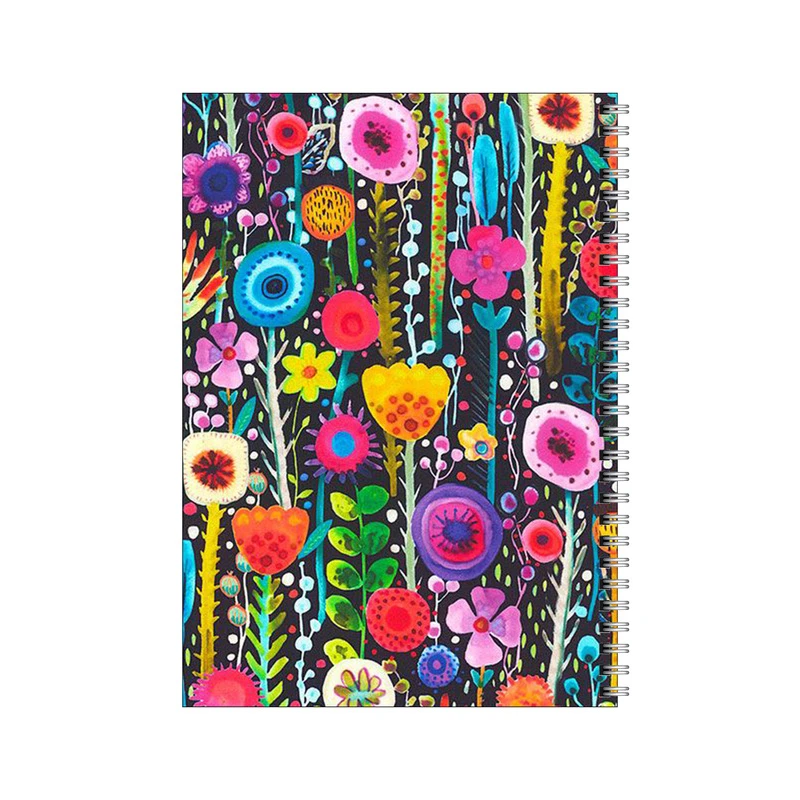 دفتر مشق 50 برگ بامبیلیپ طرح گل گلی رنگ و وارنگ کد 2931526