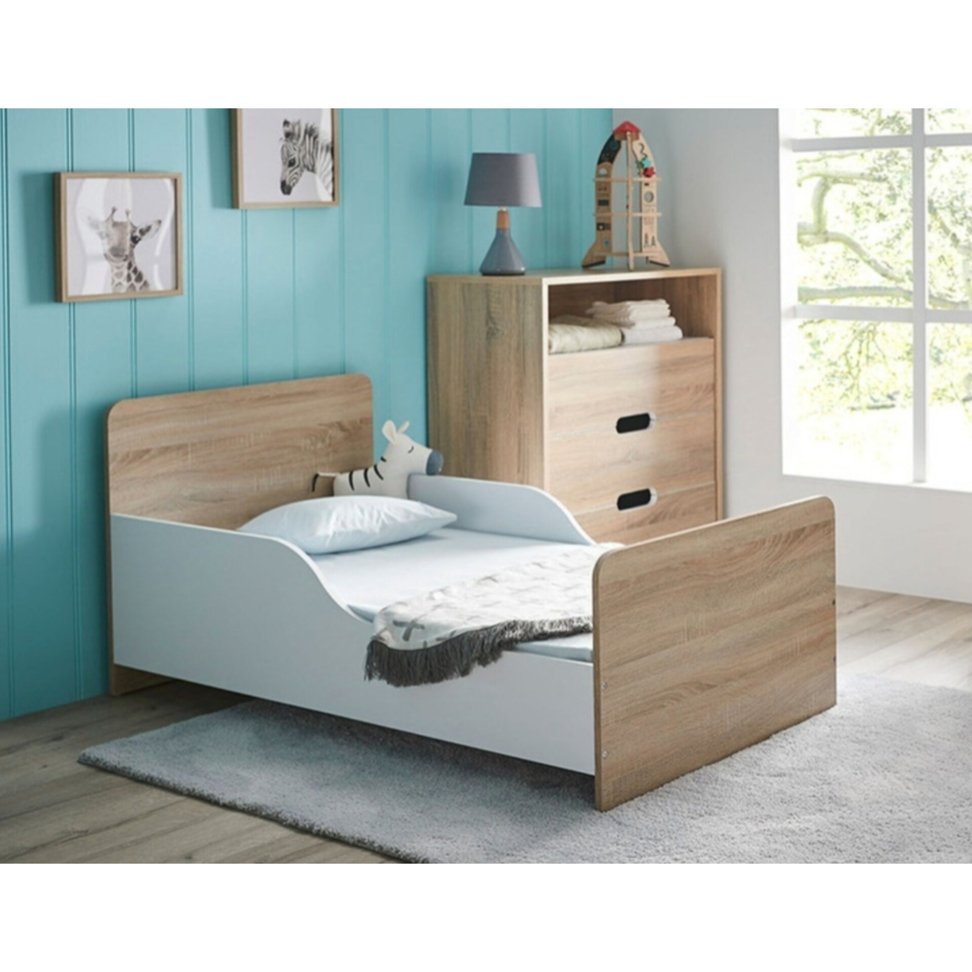 تخت خواب کودک مدل S91 سایز 70×130 سانتی متر