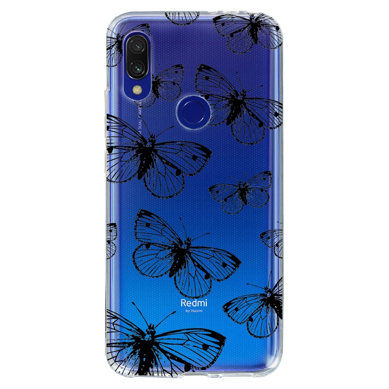 کاور مگافون طرح پروانه مدل C54-B مناسب برای گوشی موبایل شیائومی Redmi 7