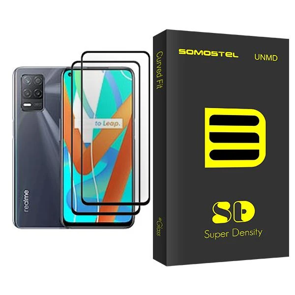 محافظ صفحه نمایش سوماستل مدل SD Glass MIX002 مناسب برای گوشی موبایل ریلمی V13 5G بسته دو عددی