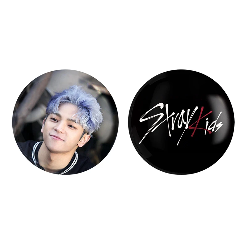 مگنت خندالو طرح ووجین گروه استری کیدز Stray Kids کد 1186711863 مجموعه 2 عددی