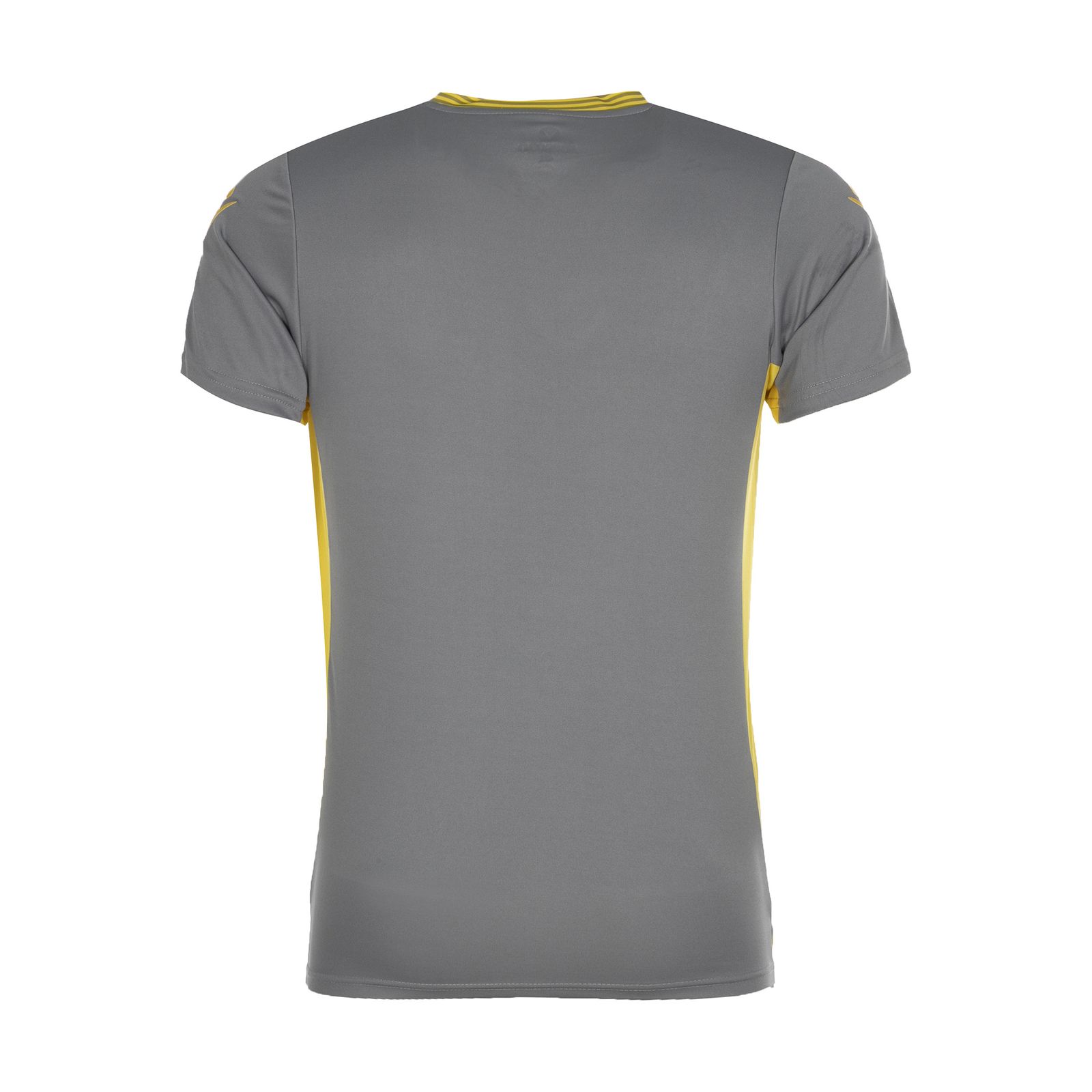 ست تی شرت و شلوارک ورزشی مردانه مکرون مدل کاناپوس رنگ طوسی -  - 3