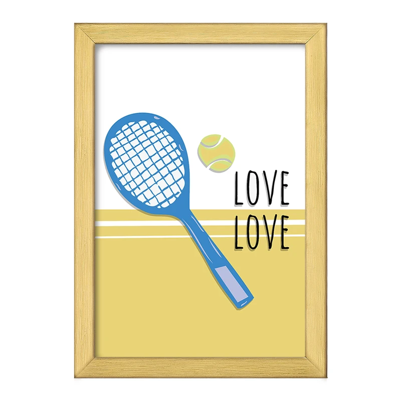 تابلو خندالو طرح تنیس Tennis کد 26637