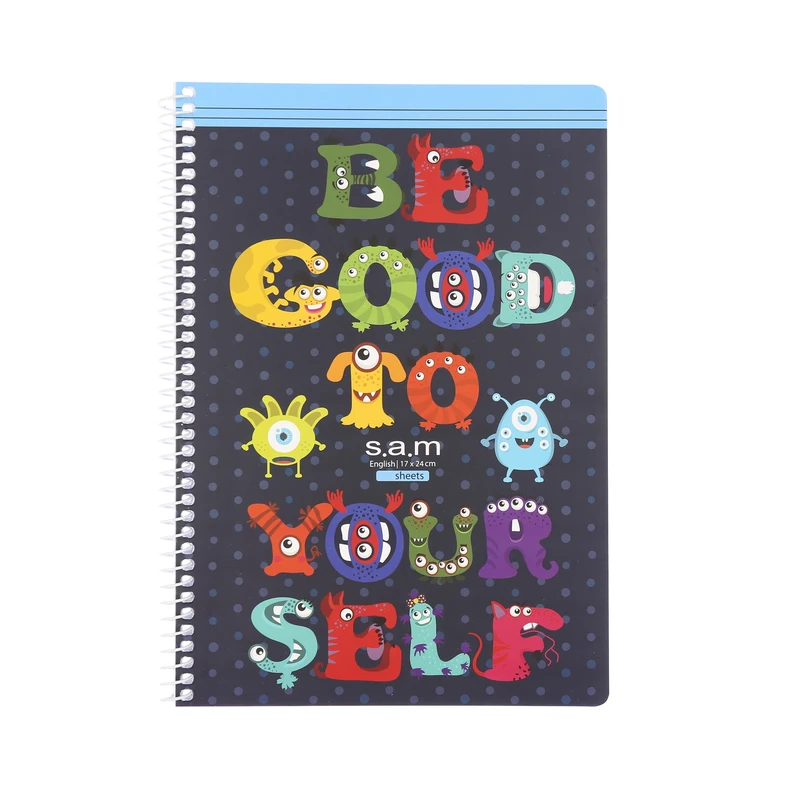 دفتر زبان 100 برگ سم طرح Be Good To Yourself