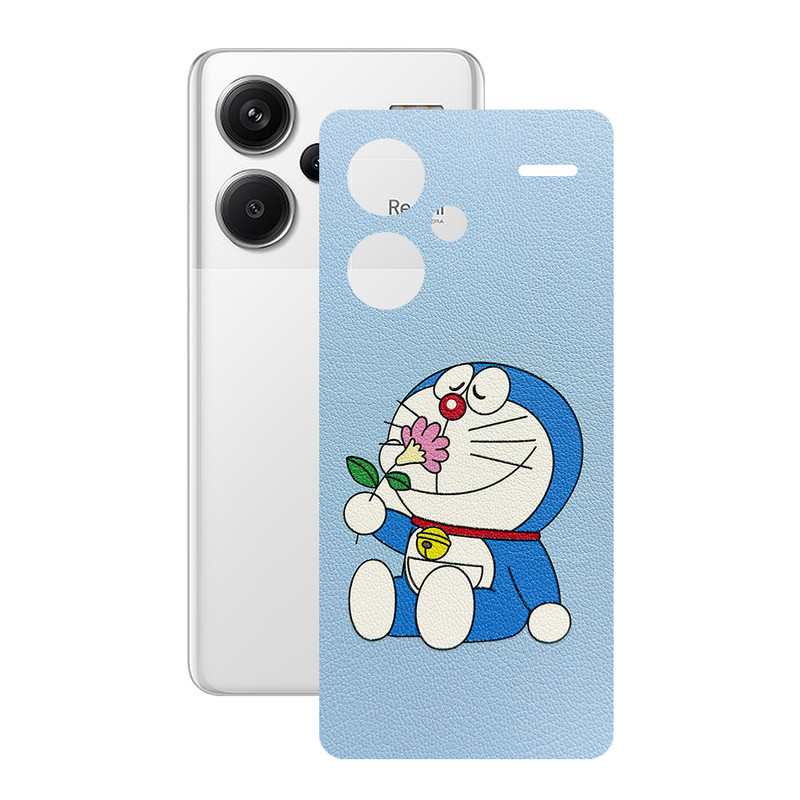 برچسب پوششی ریمکس مدل Leth طرح دورایمون مناسب برای گوشی موبایل شیائومی Redmi Note 13 Pro Plus