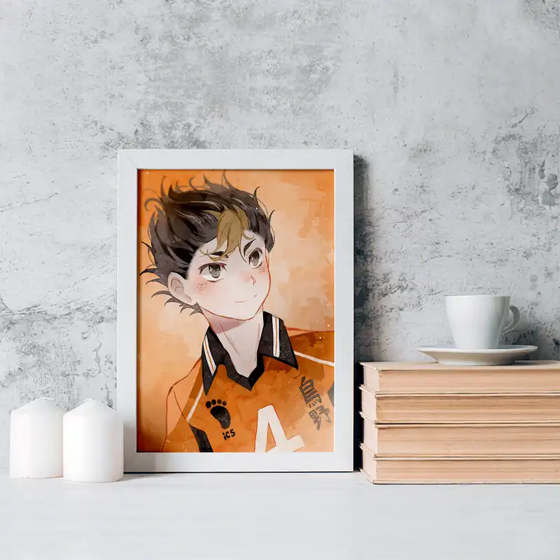 تابلو خندالو مدل نیشینویا یو انیمه هایکیو Haikyu کد 17785
