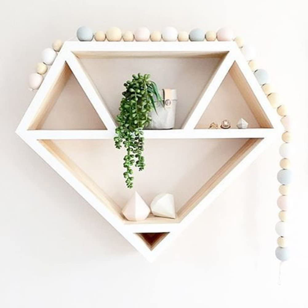شلف دیواری مدل Wooden diamond
