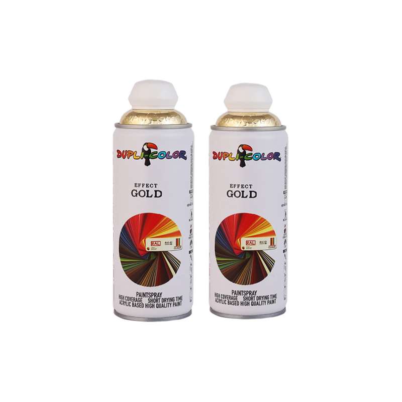 اسپری رنگ طلایی دوپلی کالر  مدل Effect Gold حجم 400 میلی لیتر مجموعه 2 عددی