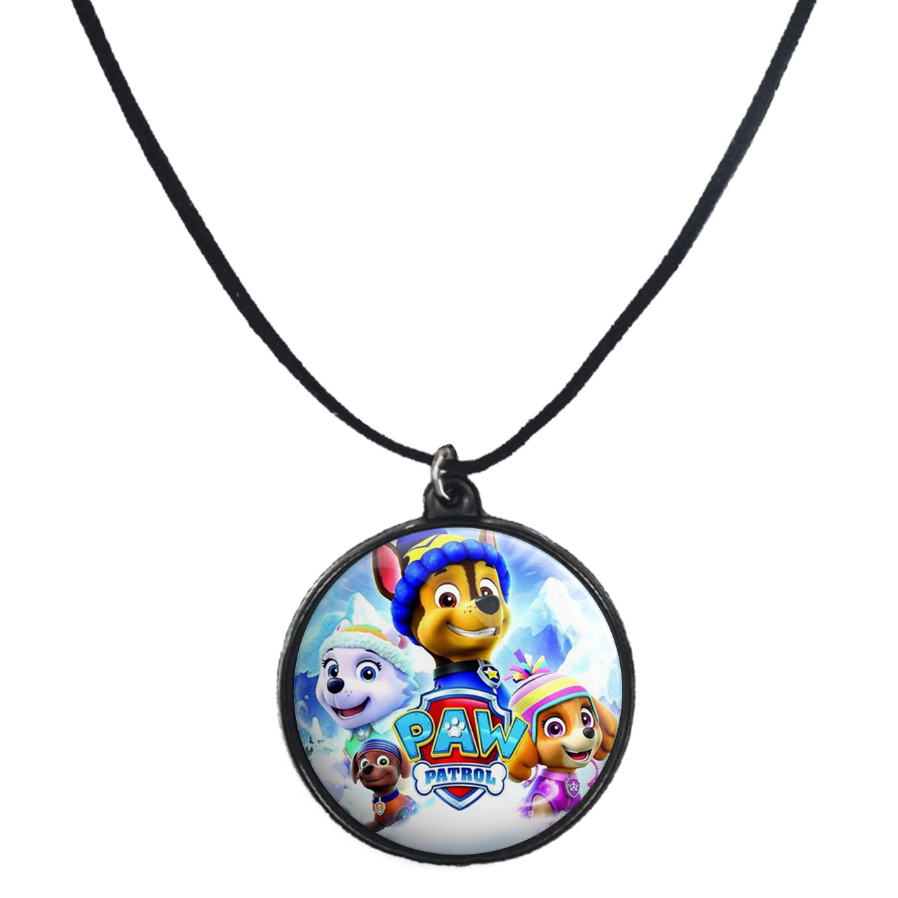 گردنبند پرمانه طرح سگ های نگهبان کد pmb.1596 مدل دو طرفه