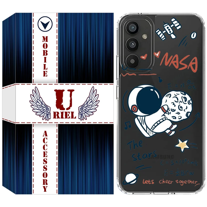 کاور یوریل مدل Clear کد 27 طرح ناسا مناسب برای گوشی  موبایل سامسونگ Galaxy S25 FE