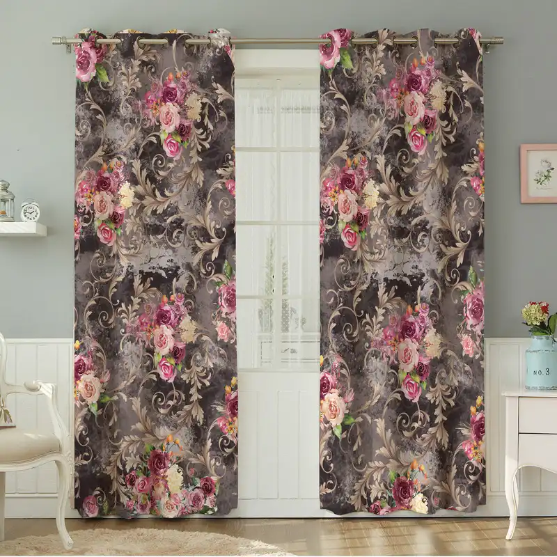 پرده نیروانا طرح مدرن مدل مخمل کد 9068 سایز 140×280 سانتی متر