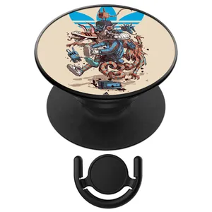 پایه نگه دارنده گوشی موبایل پاپ سوکت آکام مدل APSC01935 به همراه پاپ کلیپ