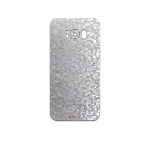 MAHOOT Silver-Silicon Cover Sticker for Samsung Galaxy S8
