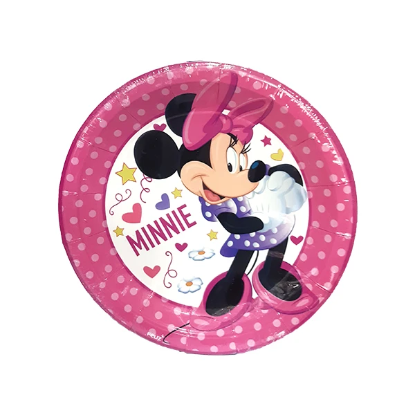 پیش دستی یکبار مصرف مدل مینی موس کد MinimousePlate2 مجموعه 10 عددی