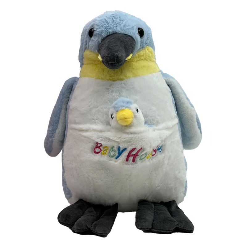 عروسک ناب سل مدل پولیشی پنگوئن ارتفاع 30 سانتی متر