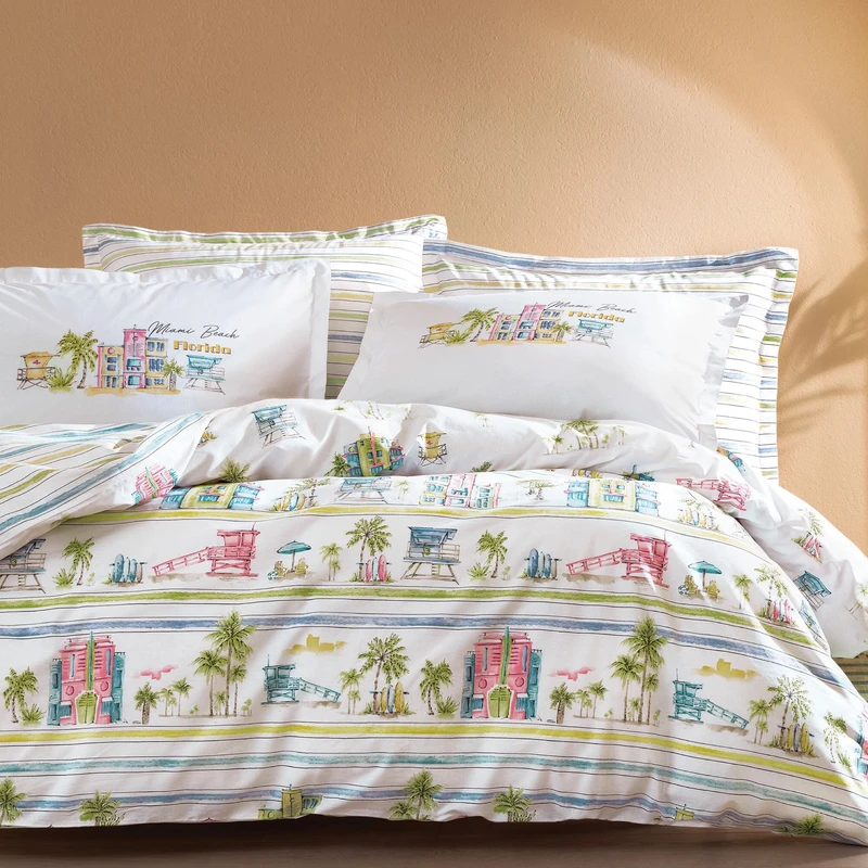 سرویس ملحفه یک نفره 3 تکه یاتاش مدل Ocean