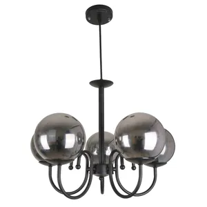   لوستر آویز پنج شعله چشمه نور کد A1219/5BK