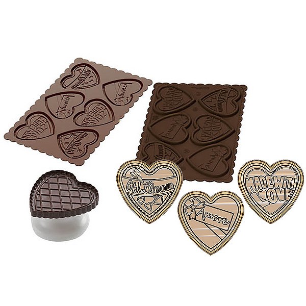 قالب شکلات سیلیکومارت طرح عشق کد CKC06