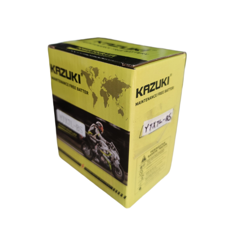 باتری موتورسیکلت کازوکی مدل 12 ولت 7 آمپر بلند - 12v7bl