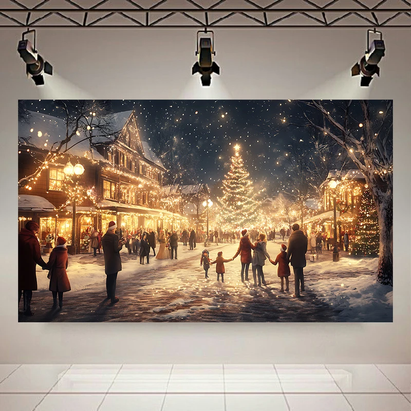 پوستر دیواری طرح درخت کریسمس کد AR304514