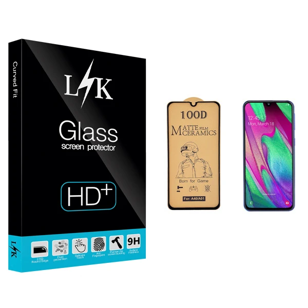 محافظ صفحه نمایش سرامیکی ال کی مدل +LITE مناسب برای گوشی موبایل سامسونگ Galaxy A40
