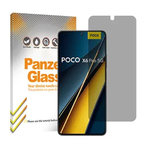 Panzer Glass Resistant model privacy screen protector suitable for Xiaomi Poco X6 Pro mobile phone