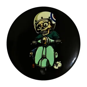 پیکسل طرح اسکلت موتور سوار کد A057