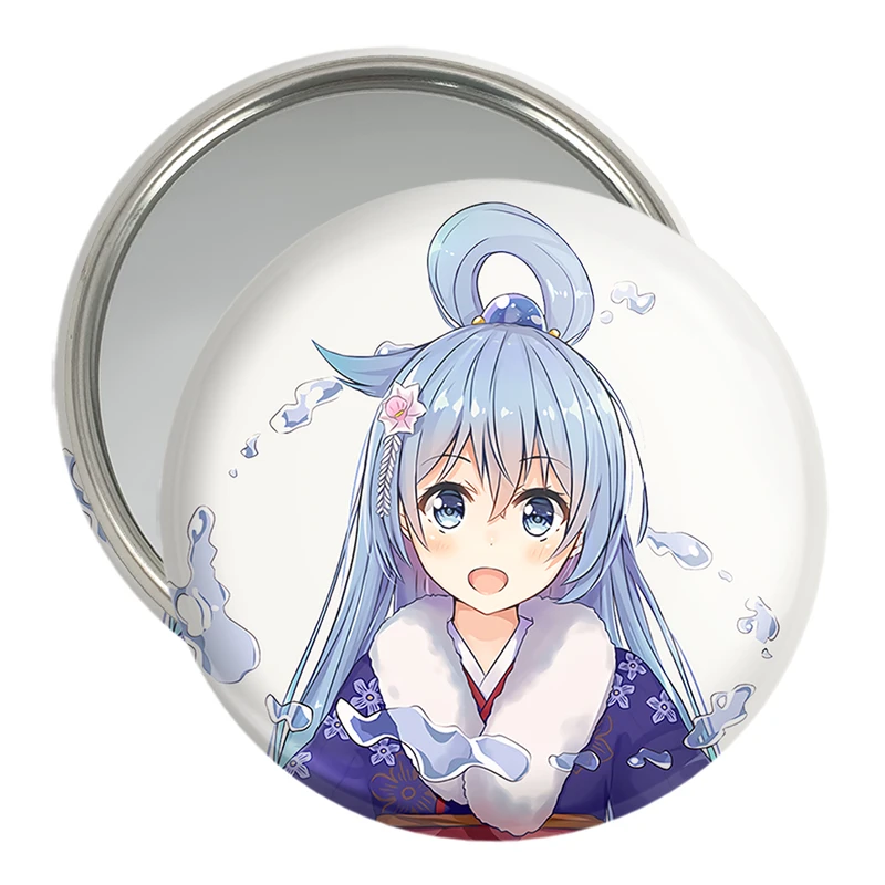 آینه جیبی خندالو مدل آکوا انیمه کونوسوبا Konosuba کد 27329