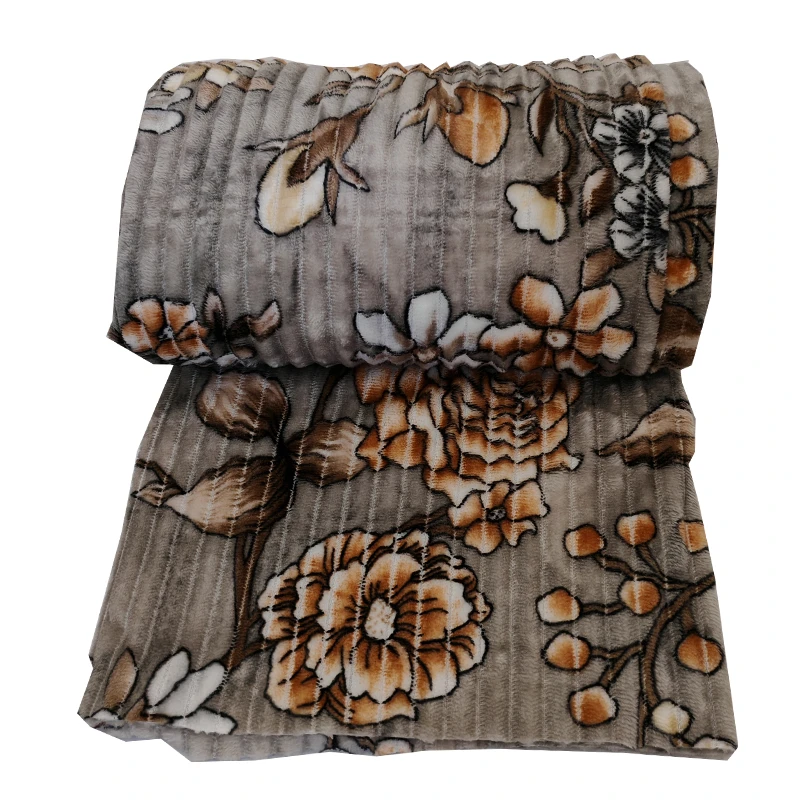 پتو مسافرتی 1 نفر مدل گل سایز 160x2.2 سانتی‌متر